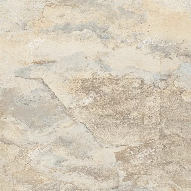 Key Stone Cream Stone Wall Tiles: Multi-Texture, High-Definition, Corona & Vray Render Ready 3D model image 5