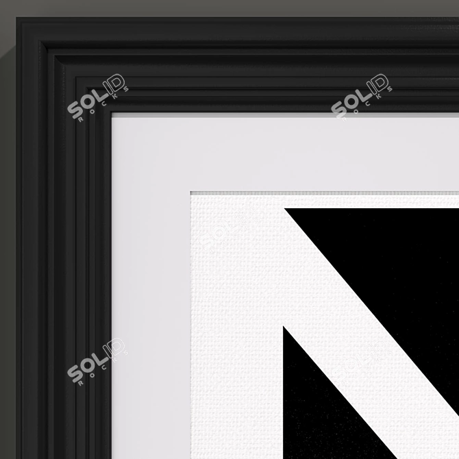 Modern Minimalistic Wall Art 3D model image 2