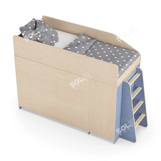 Legenda K11 + LP11: Modular Children's Bed 3D model image 3