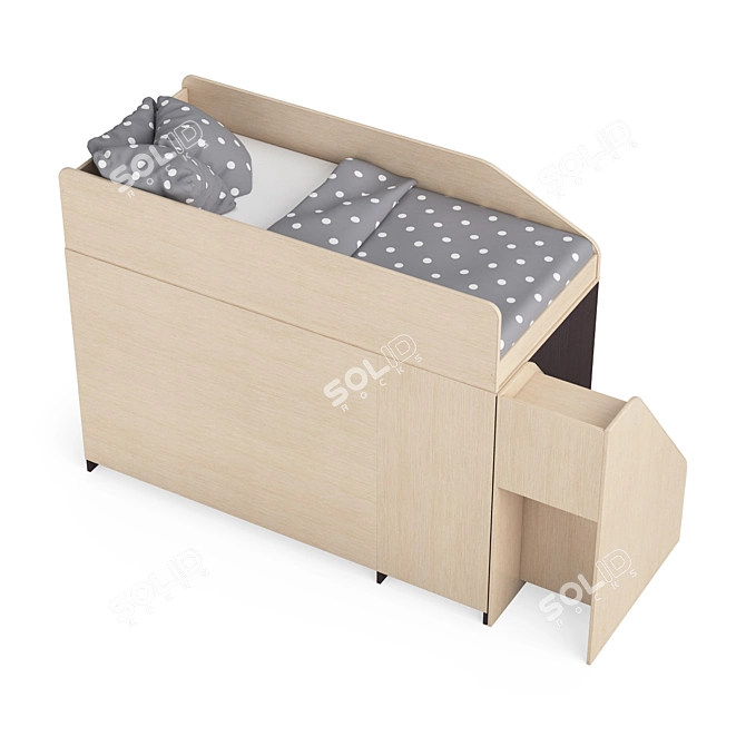 Modular Kids Bed Legenda K11 + LY11 3D model image 3