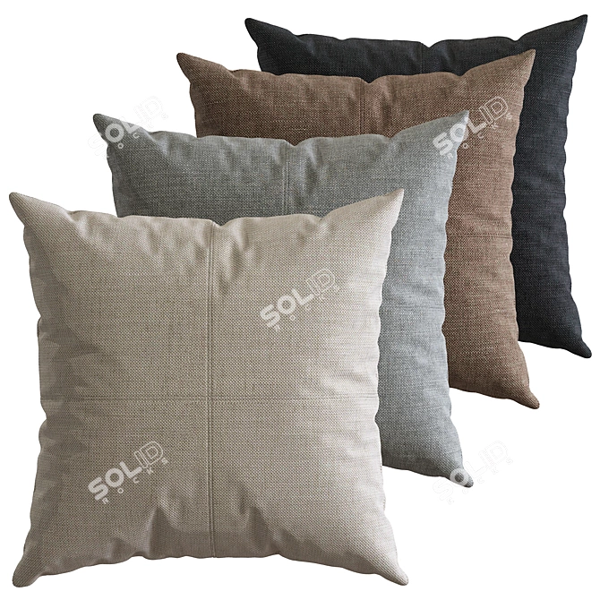 Mesh Collection Decor Pillows 3D model image 1