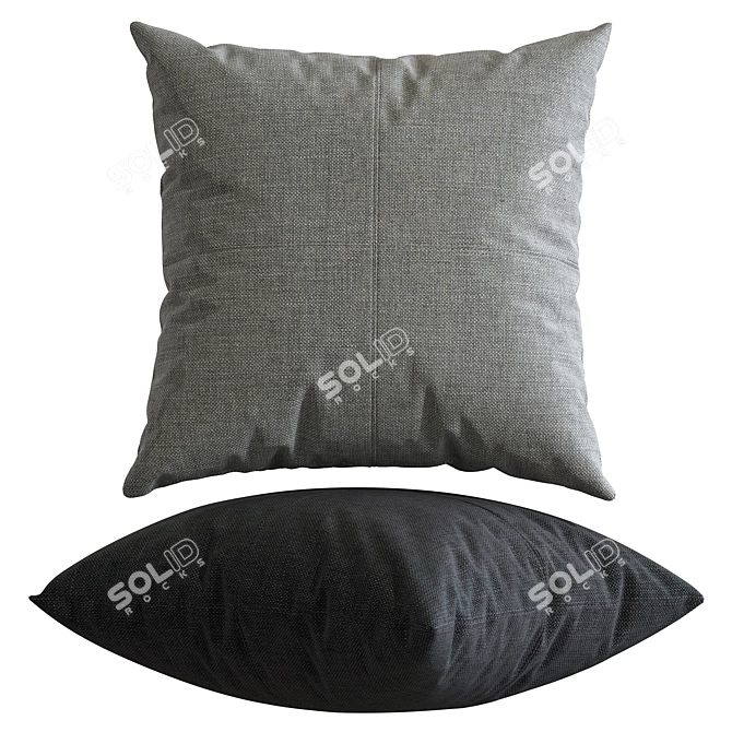 Mesh Collection Decor Pillows 3D model image 4