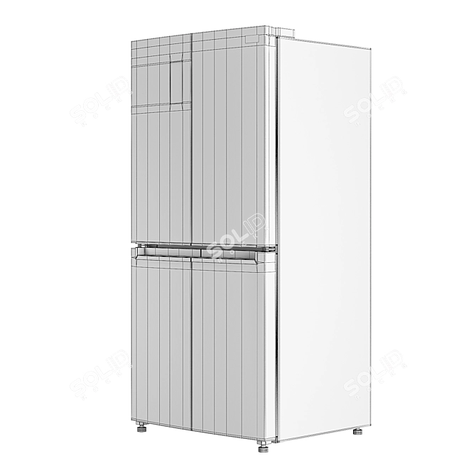 LG GC-B22FTMPL Fridge: Stylish Design, Optimal Size 3D model image 5