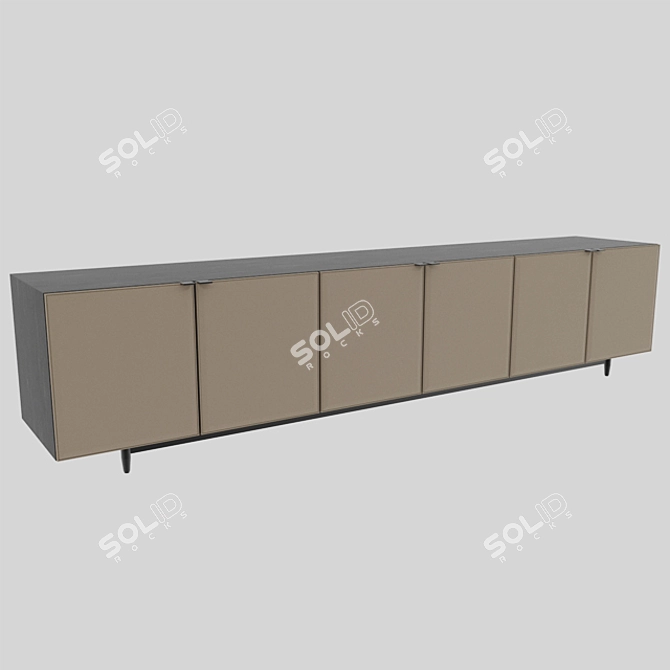 Elegant Morrison Sideboard: Russian Translation Available 3D model image 1