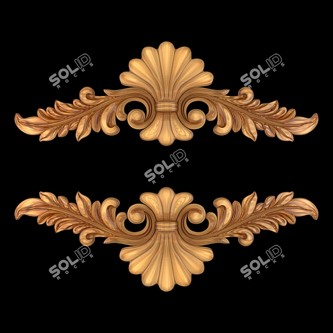 Elegant Decorative Ornaments - 03 3D model image 3