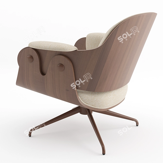 Swivel Low Lounger by BD Barcelona 3D model image 5