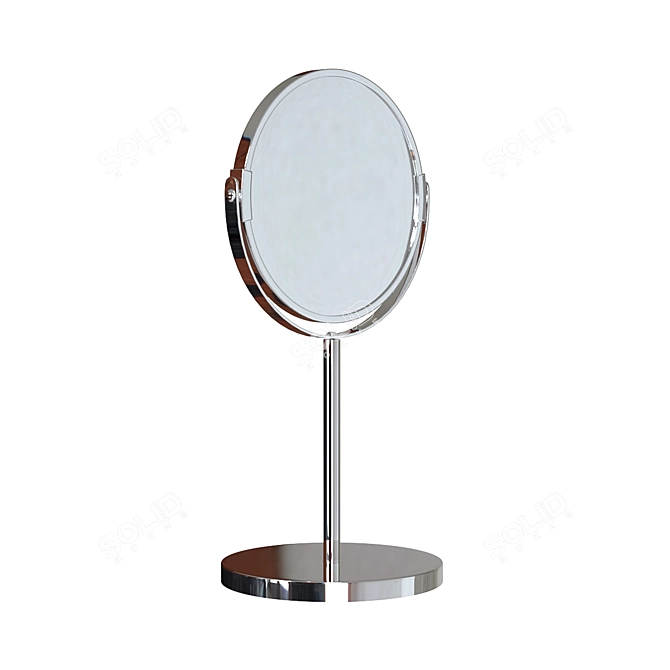 Axentia Tabletop Cosmetic Mirror 3D model image 1