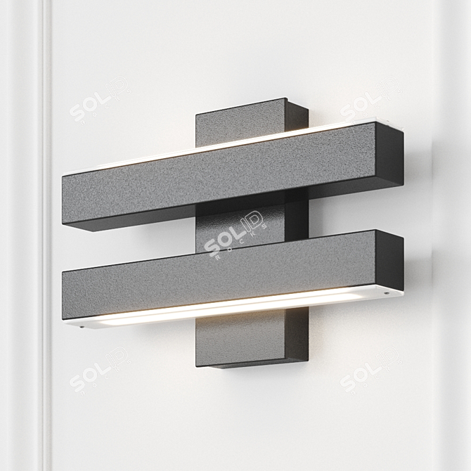 Elegant Wall Sconce Artys 3D model image 1