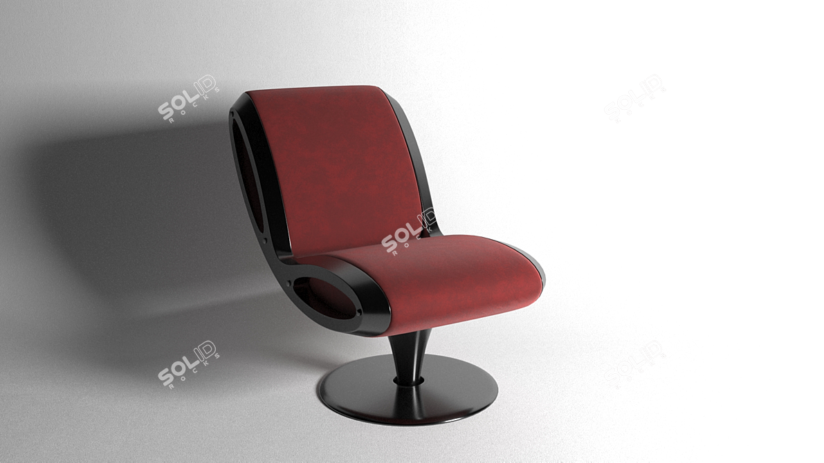 Sleek Moroso Gluon Chair 3D model image 1
