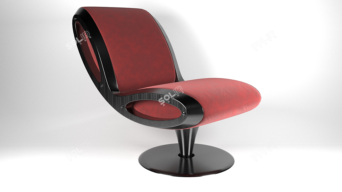 Sleek Moroso Gluon Chair 3D model image 2