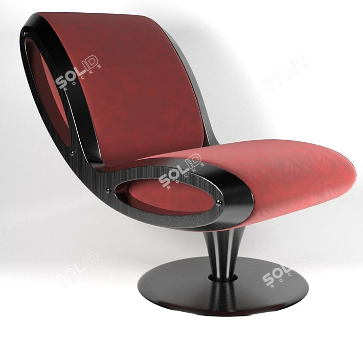 Sleek Moroso Gluon Chair 3D model image 5
