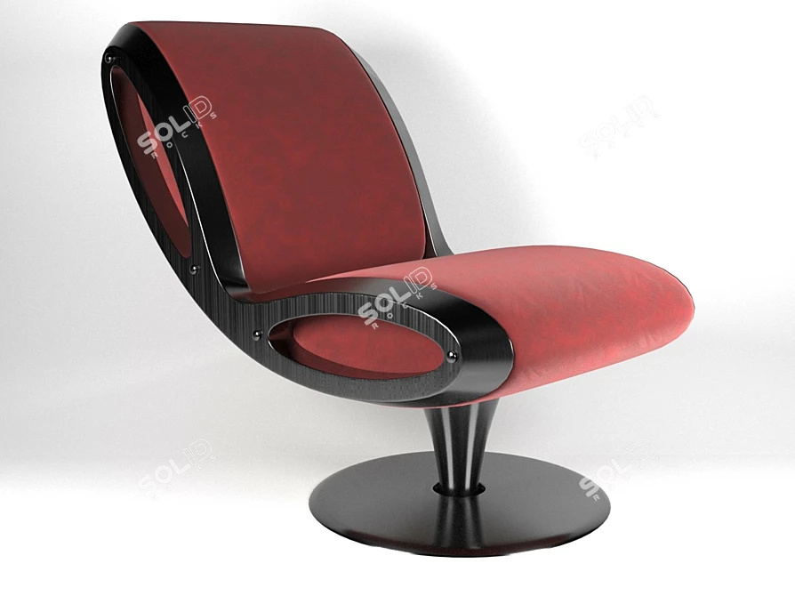Sleek Moroso Gluon Chair 3D model image 6