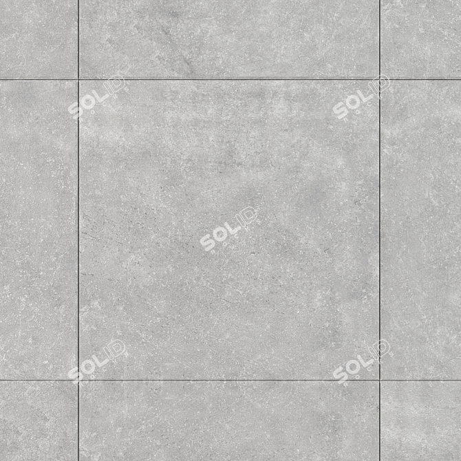 KIBO Grey Stone Wall Tiles 3D model image 2