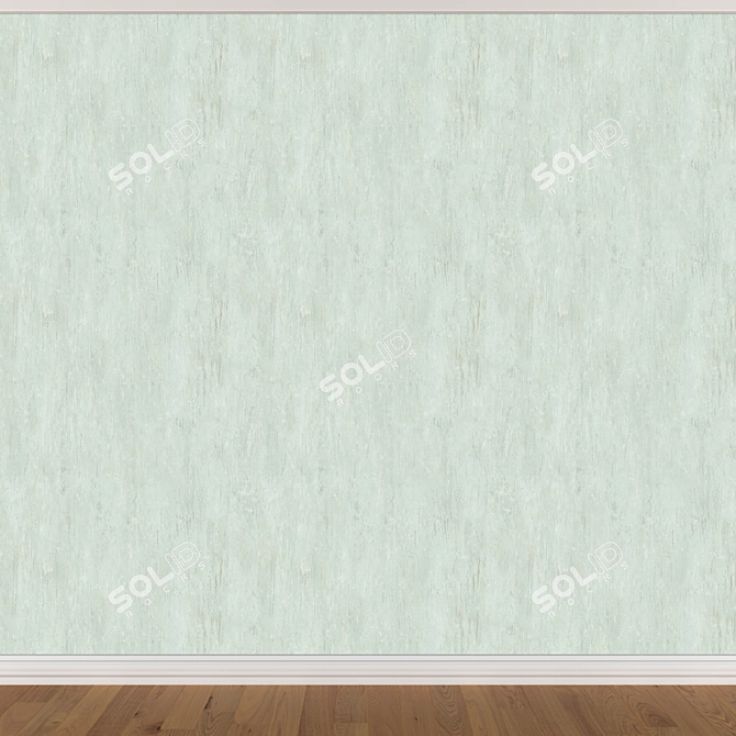 Title: Seamless Wallpaper Set - 3 Colors 3D model image 2