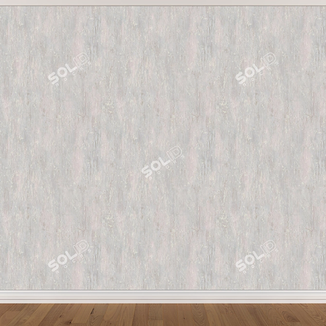 Title: Seamless Wallpaper Set - 3 Colors 3D model image 3