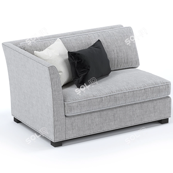 Luxury Slettvoll Cordian Modular Sofa 3D model image 2