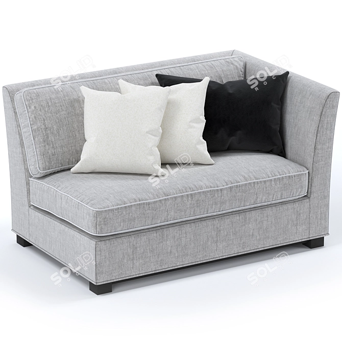 Luxury Slettvoll Cordian Modular Sofa 3D model image 3