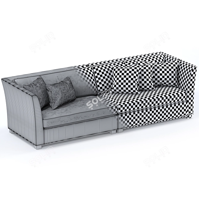 Luxury Slettvoll Cordian Modular Sofa 3D model image 5