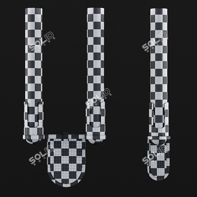 Urban Chic Elystan Sconce 3D model image 3