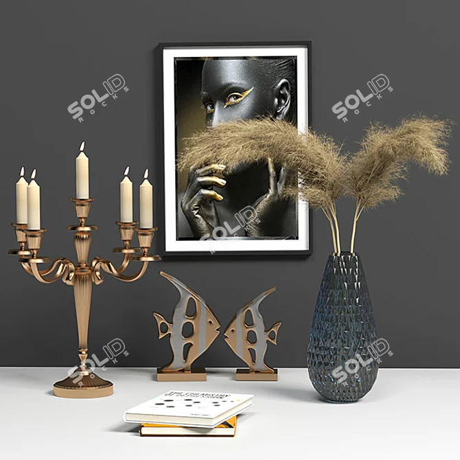 Elegant Décor Accents 3D model image 3