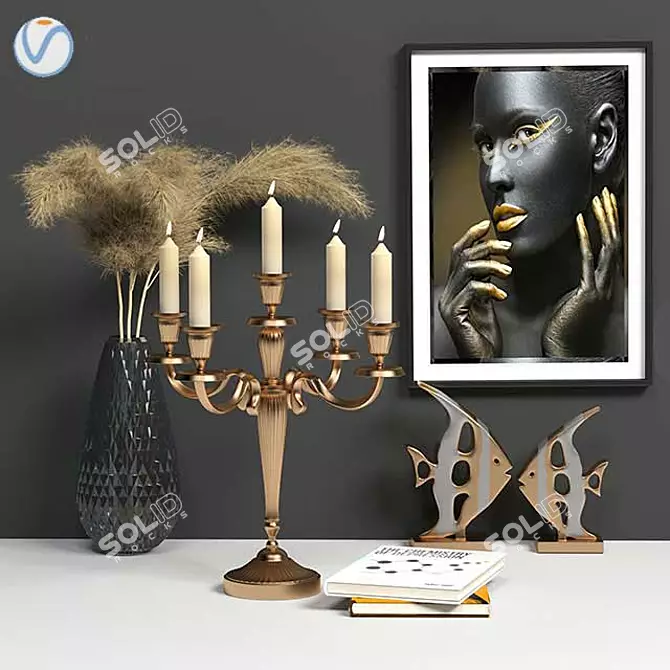 Elegant Décor Accents 3D model image 4