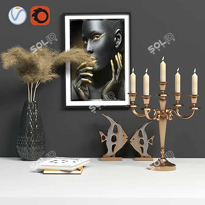 Elegant Décor Accents 3D model image 8