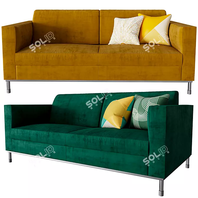 Title: LARSON Sofa: A Symphony of Comfort 3D model image 3