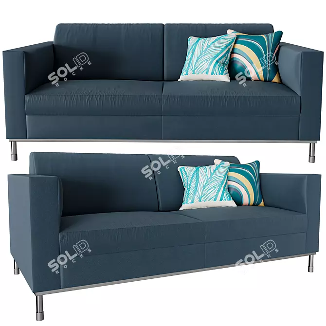 Title: LARSON Sofa: A Symphony of Comfort 3D model image 4