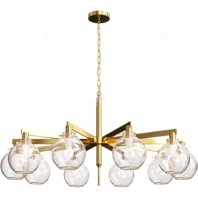 Carmella Globe Pendant Set: Exclusive Lighting by Hans-Agne Jakobsson 3D model image 3