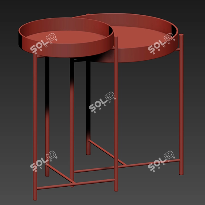 Modern IDA Console Table, Vray & Corona Compatible 3D model image 2