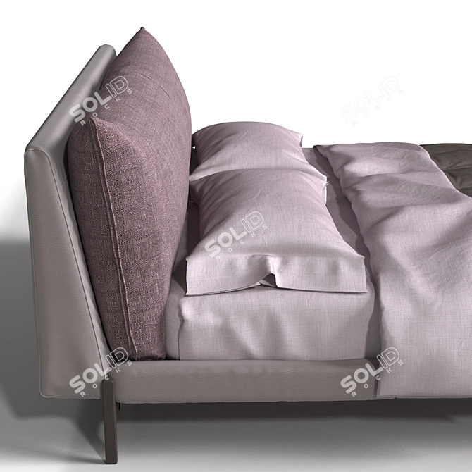 Ditre Italia Kim Bed - Sleek and Elegant Sleeping Solution 3D model image 4