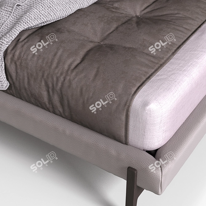 Ditre Italia Kim Bed - Sleek and Elegant Sleeping Solution 3D model image 5