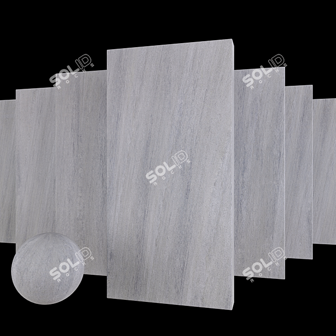 Gray Legend Stone Set: Multi-Texture Tiles 3D model image 1