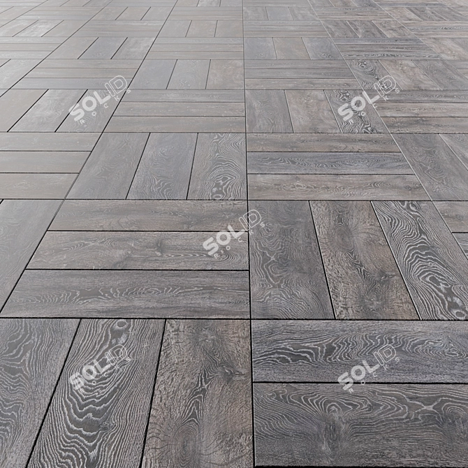 Laminate Floor: 3 Layouts, Editable Poly, Multiple Sizes 3D model image 4