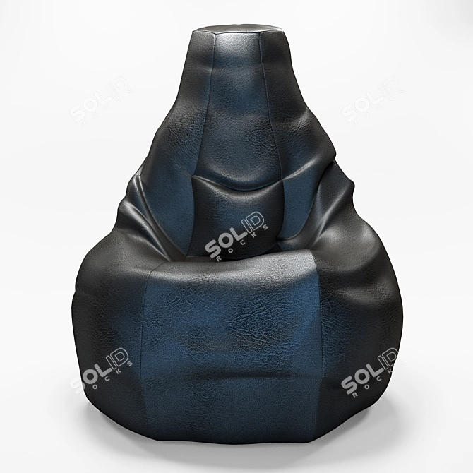 PBR-Optimized Bean Bag 3D model image 1