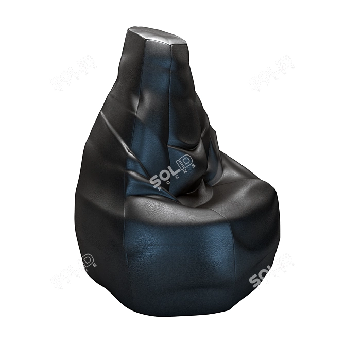 PBR-Optimized Bean Bag 3D model image 2