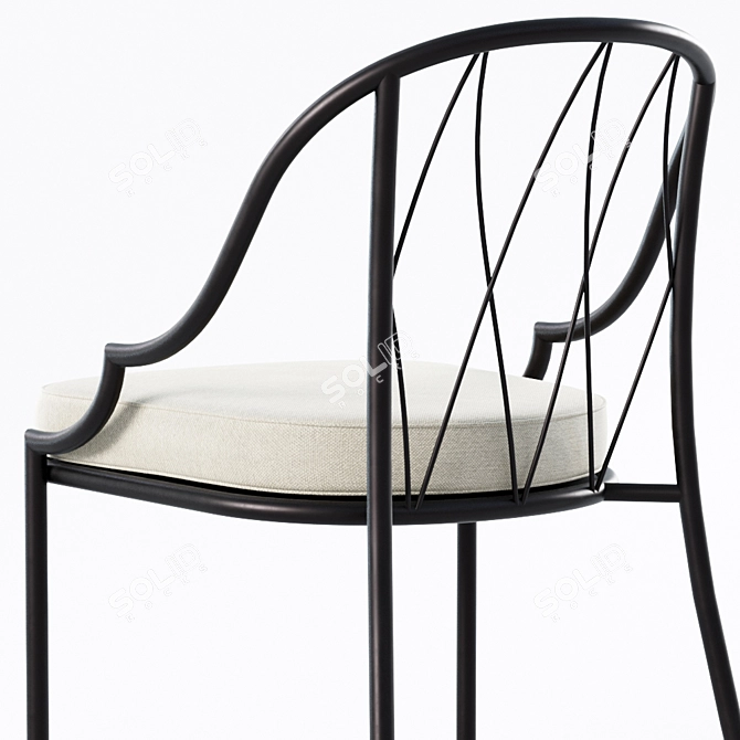 Elegant Emu Como Dining Chair 3D model image 3