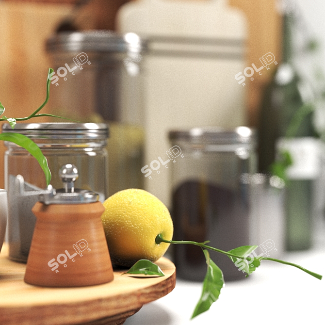 Versatile Kitchen Essentials 3D model image 3