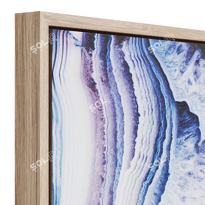 Lilac Whish: Stunning Painting 50x70cm 3D model image 3