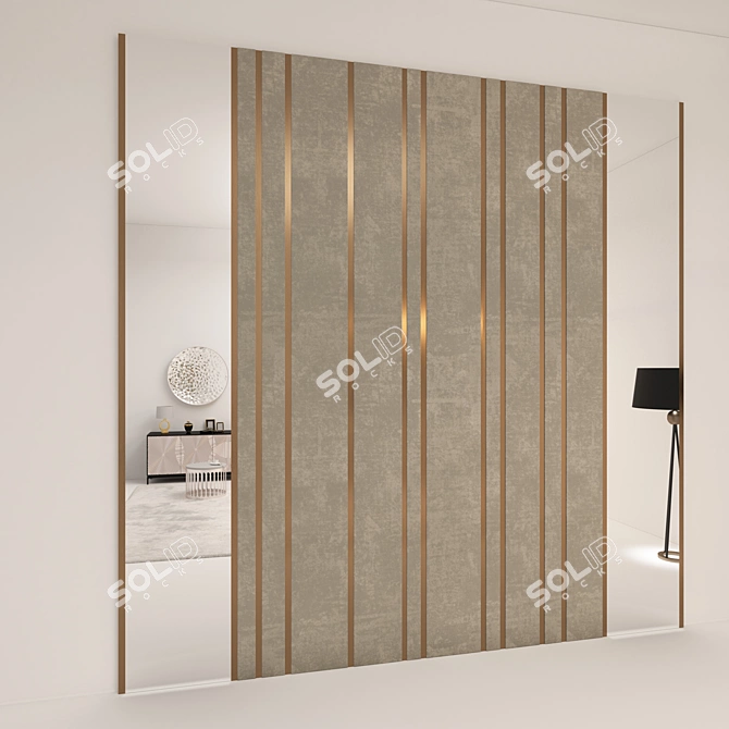 Modern Upholstered Headboard 300x300 3D model image 5