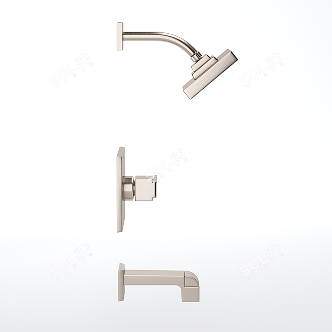 Modern Delta Ara Shower System 3D model image 3