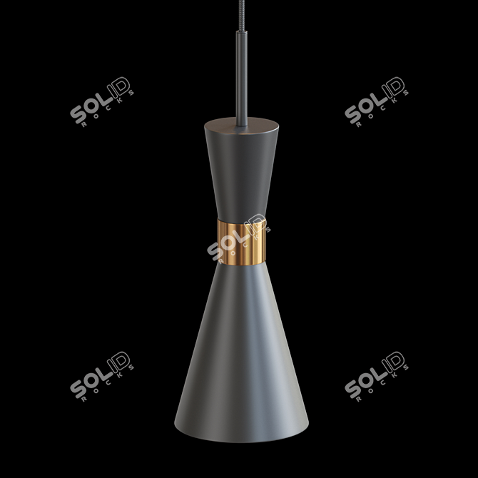 Sandglass Pendant Lamp "Lampatron EVERT 3D model image 2