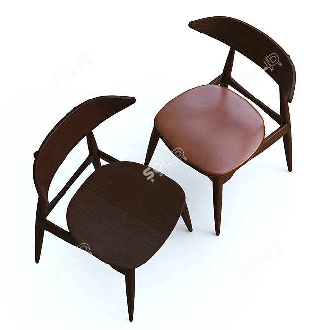 Contemporary Stylish Chair 3D model image 3