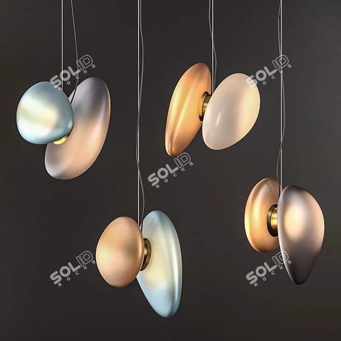 Modern Pendant Lights by Lampatron Lindis 3D model image 1