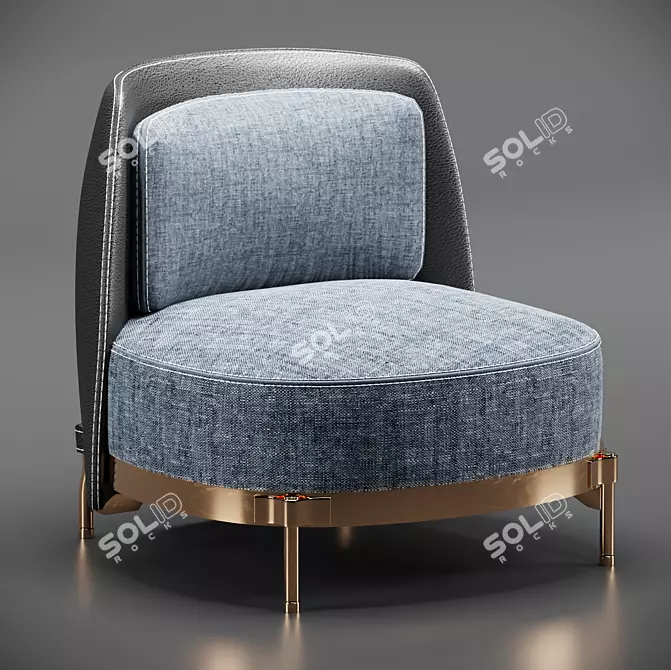 Sleek Minotti Design: 3D Max & .obj Compatibility 3D model image 2