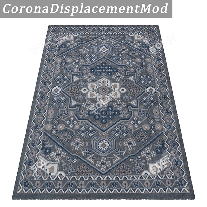 Premium Carpet Set 1032 | High-Quality Textures 3D model image 4