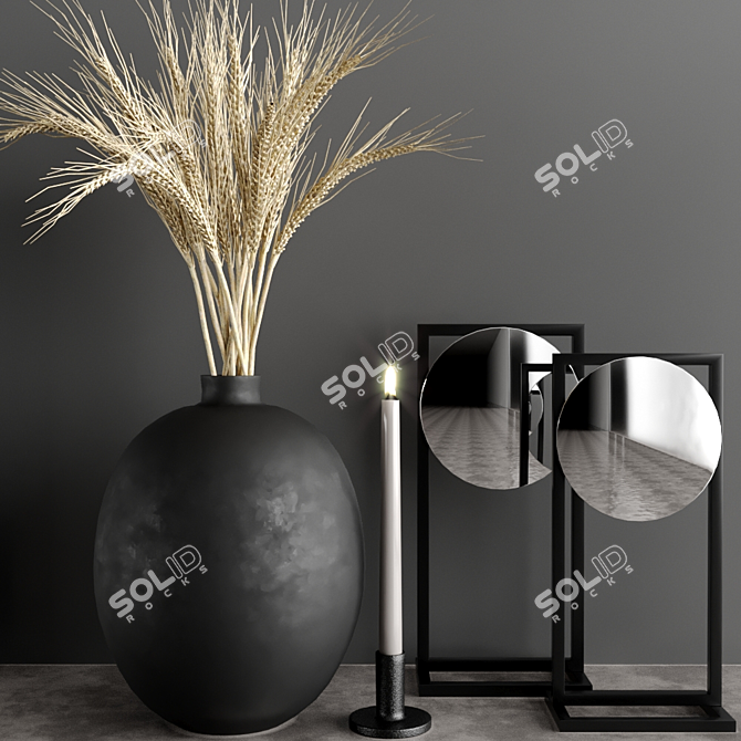  Modular Decor Set: Easy-to-Edit, High Detail 3D model image 1