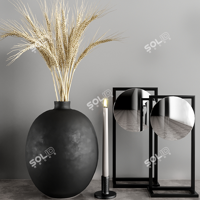  Modular Decor Set: Easy-to-Edit, High Detail 3D model image 4