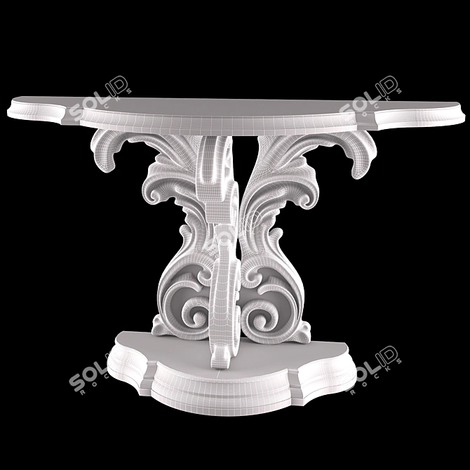 Elegant 908 Lenora Console 3D model image 2