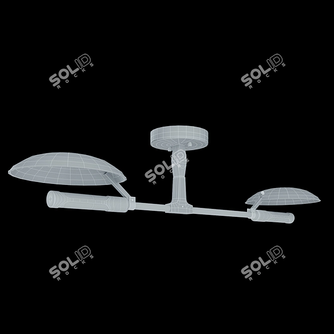 Aventura AC11182 Semi-Flush Disco 3D model image 1